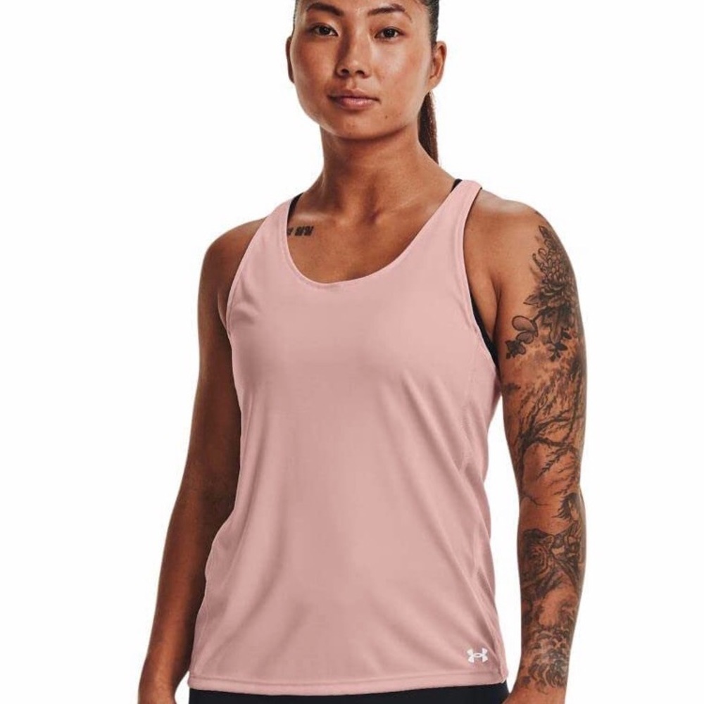 Under Amour Fly By Tank in Pink NWT